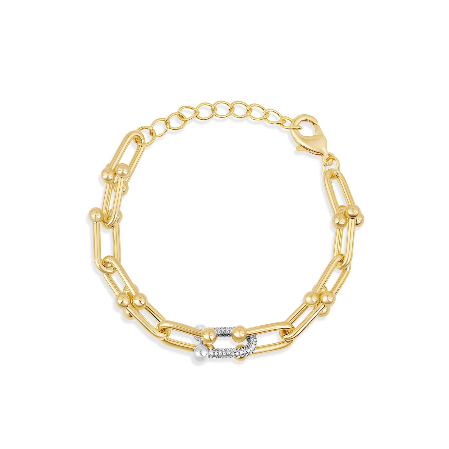 U-Link Pave Bracelet
