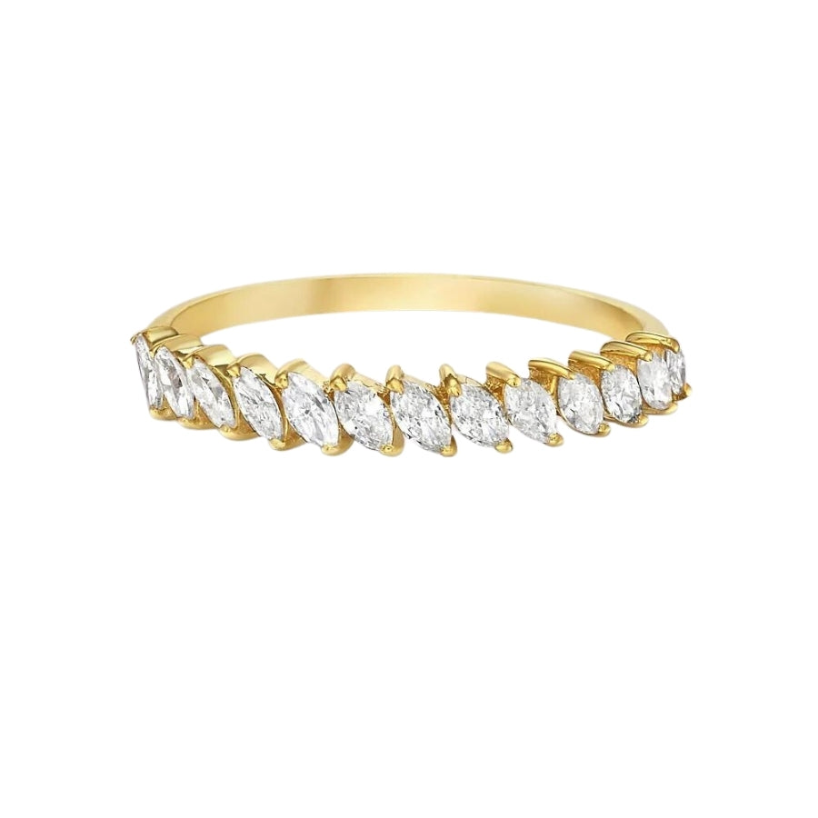 Marquise Diamond Band
