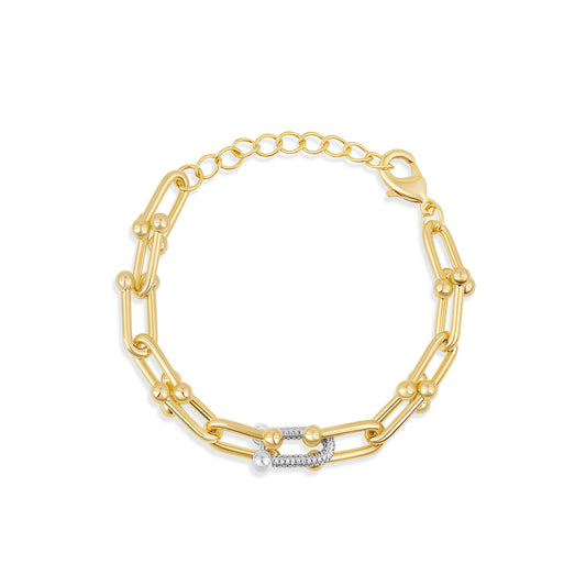 U-Link Pave Bracelet