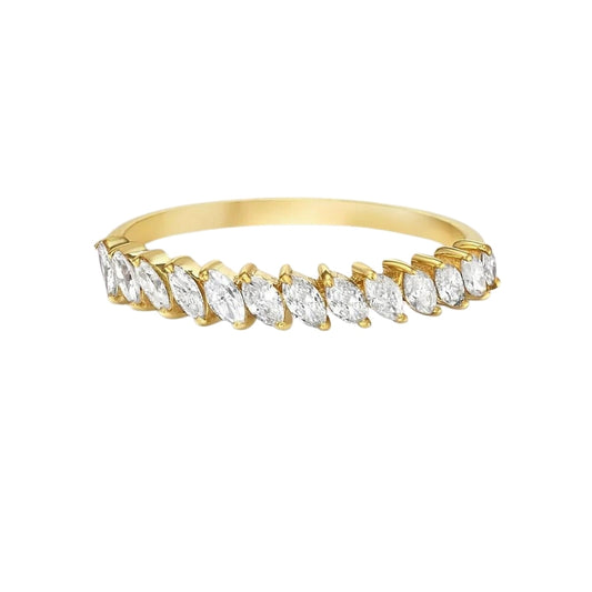 Marquise Diamond Band