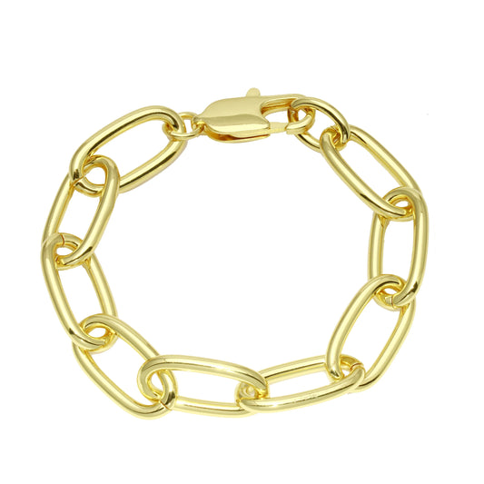 Chunky Paper Clip Bracelet