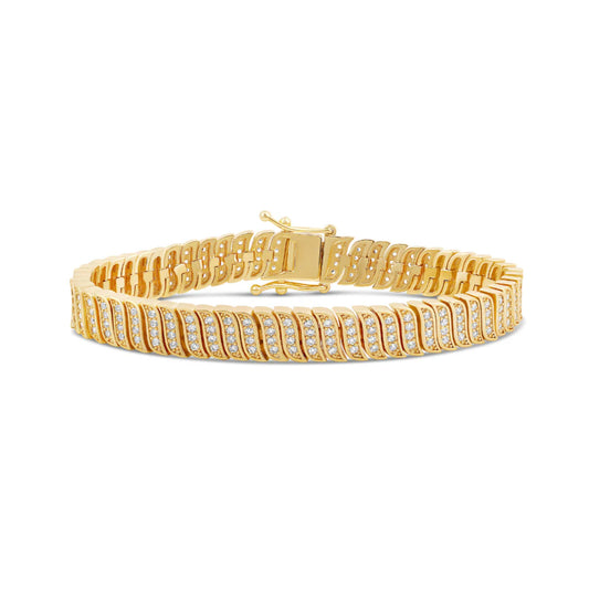 Pave Wave Bracelet