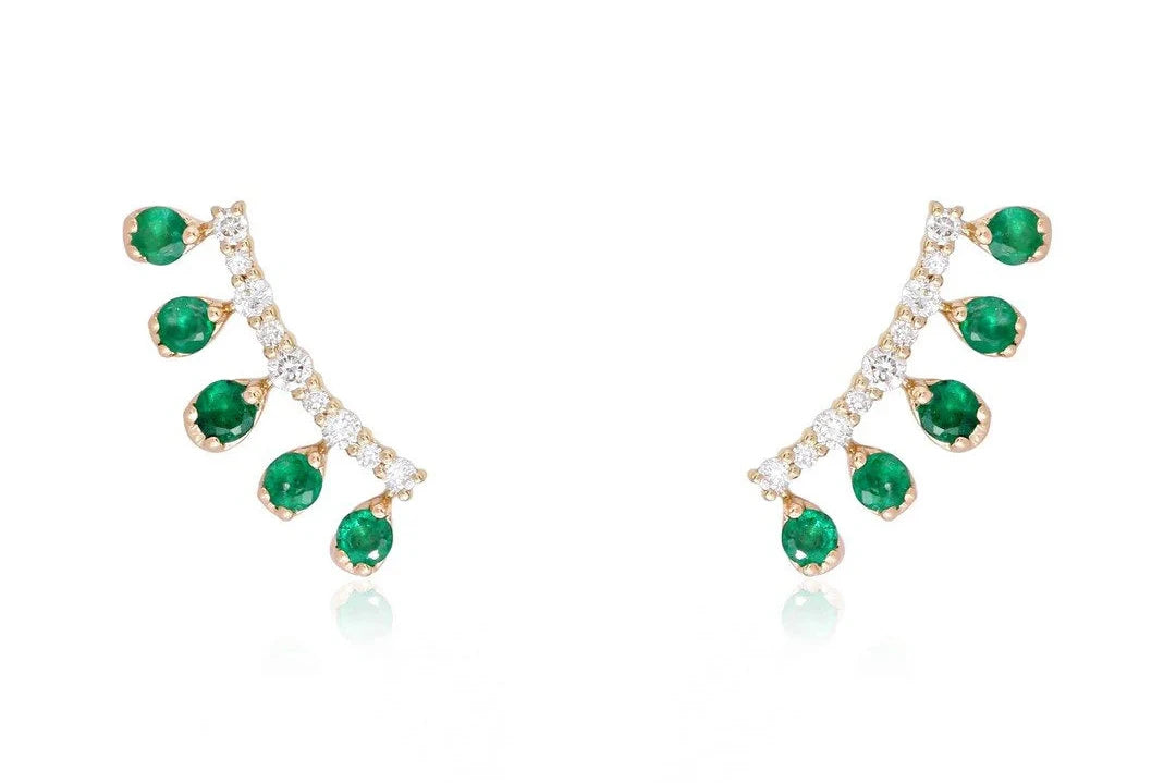 5 Pear Studs